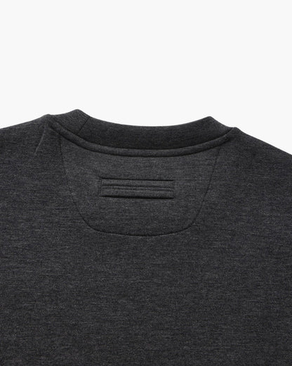 Klassisches Modal-Mix Rundhals-Sweatshirt