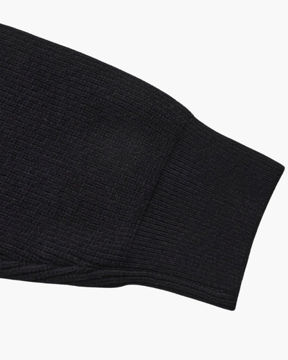 Edler Strickpullover mit Halbreißverschluss
