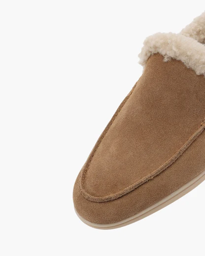 Pelzgefütterte Premium-Loafers