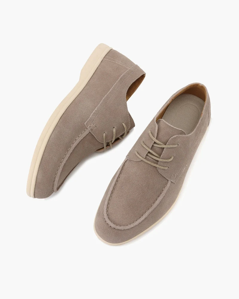 Premium Wildleder-Schnürschuhe