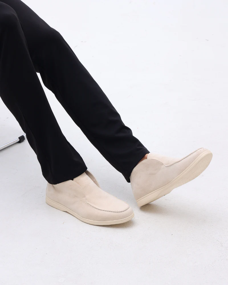 Old Money High Wildleder-Loafers