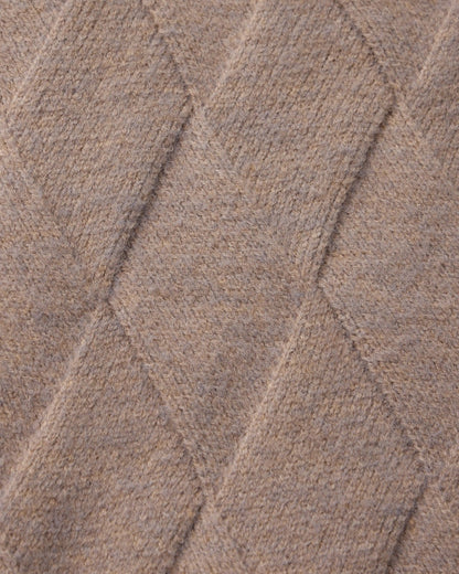 Heritage Diamantstrick Zip-Cardigan