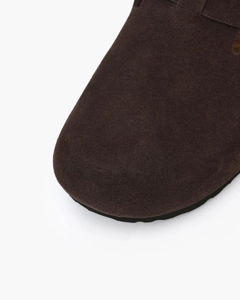 Old Money Wildleder-Clogs