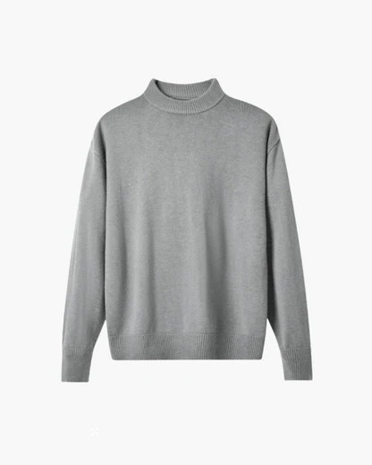 100% Premium-Wolle Rollkragenpullover