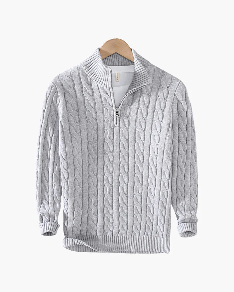 Verbier Pullover mit Halbreißverschluss