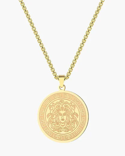 Medusa Lange Kette (Gold & Silber)