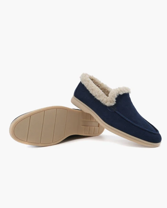 Pelzgefütterte Premium-Loafers