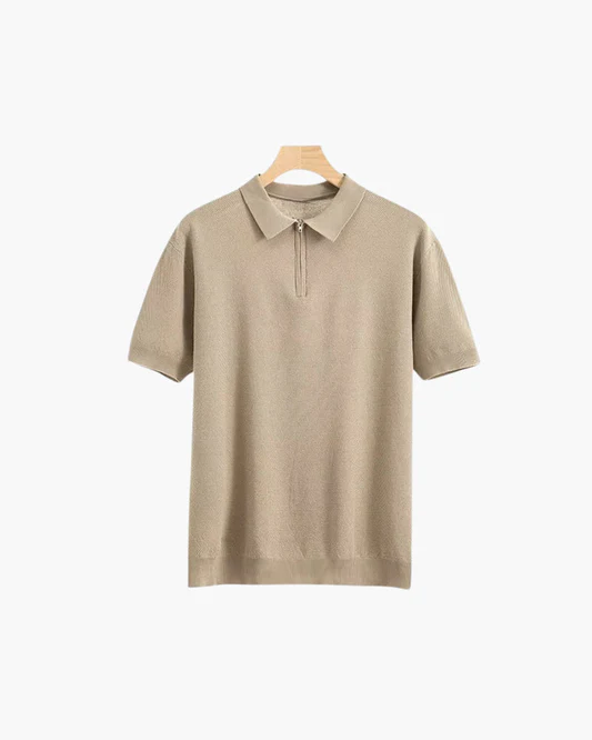 Marbella Zip-Up-Polo