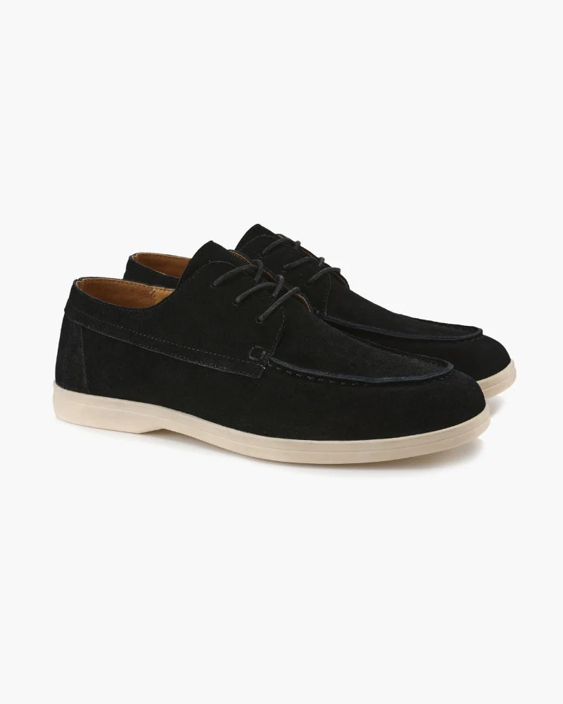 Premium Wildleder-Schnürschuhe
