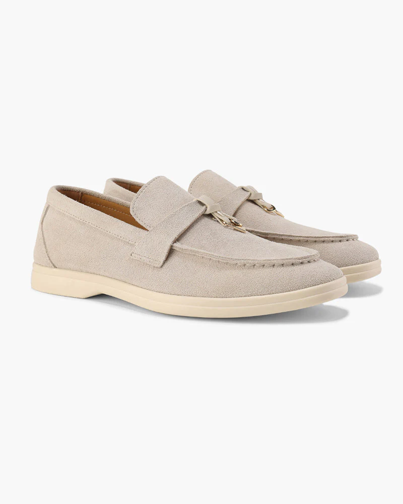 Old Money Wildleder Damen-Loafers