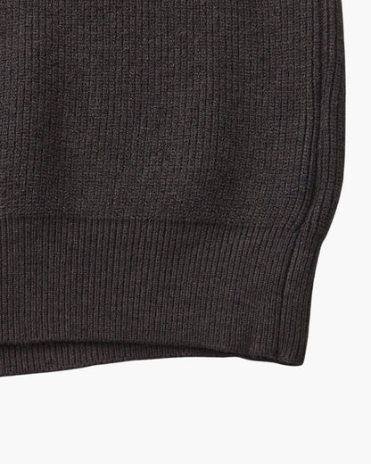 Edler Strickpullover mit Halbreißverschluss