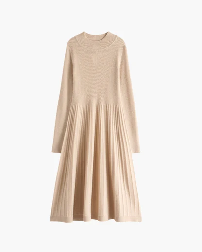 Reines Kaschmir-Ausgestelltes Kleid