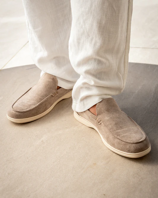 Old Money Wildleder-Loafers