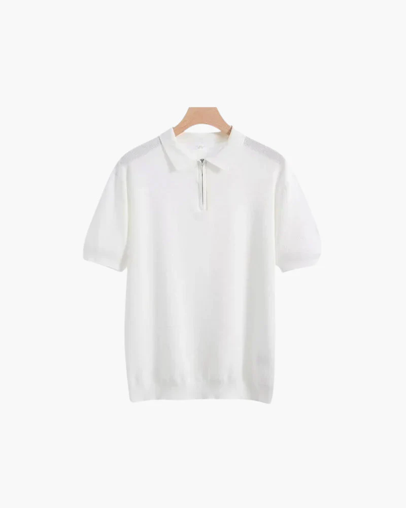 Marbella Zip-Up-Polo