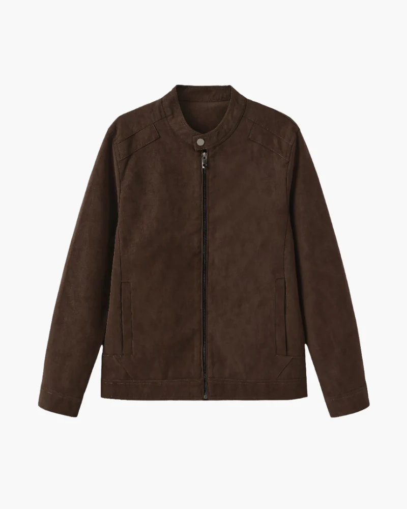 Estate Wildleder-Lederjacke