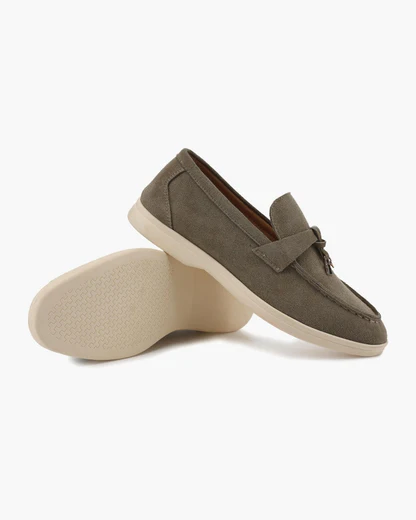 Old Money Wildleder Damen-Loafers