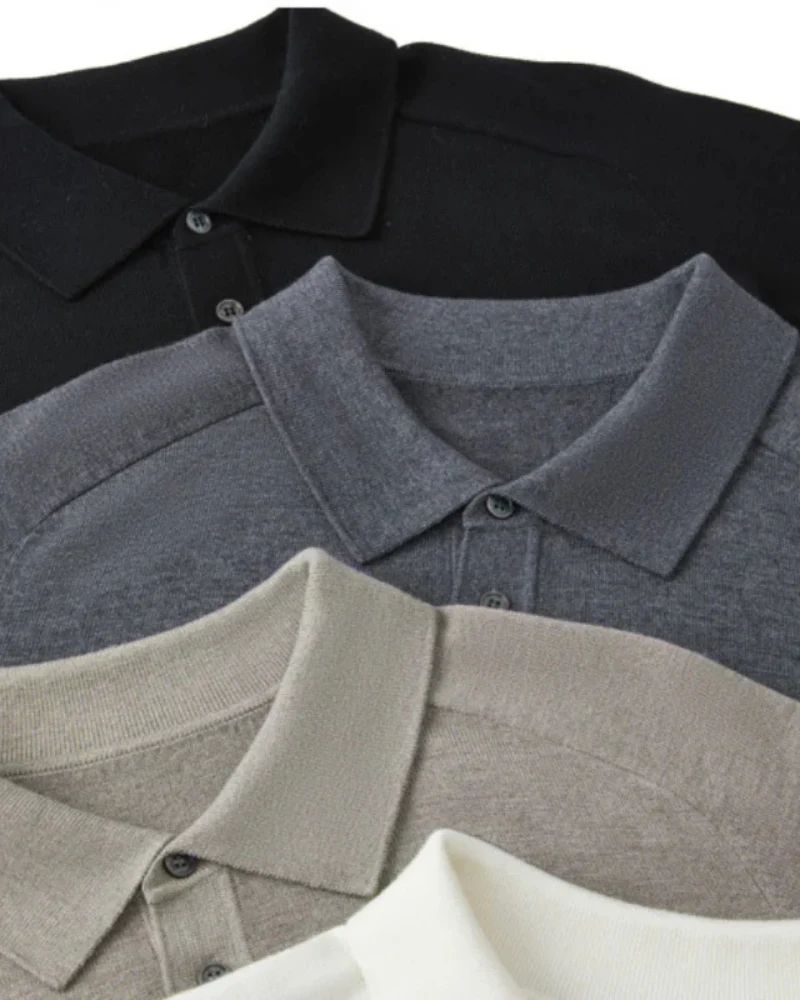 100% Premium-Wolle Polo