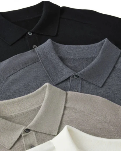100% Premium-Wolle Polo
