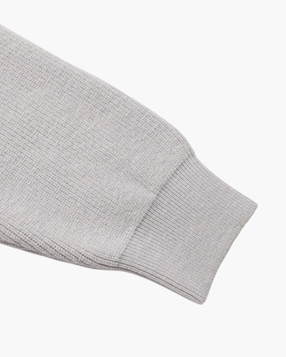 Edler Strickpullover mit Halbreißverschluss