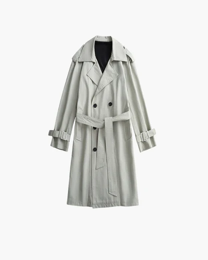 Klassischer Zweireiher-Trenchcoat