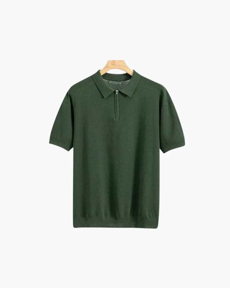 Marbella Zip-Up-Polo