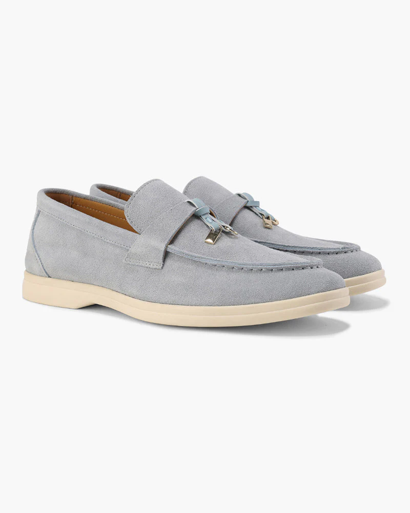 Old Money Wildleder Damen-Loafers