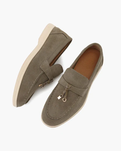 Old Money Wildleder Damen-Loafers