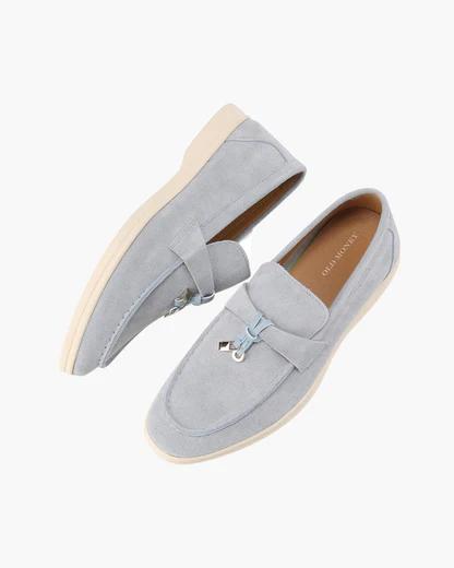 Old Money Wildleder Damen-Loafers