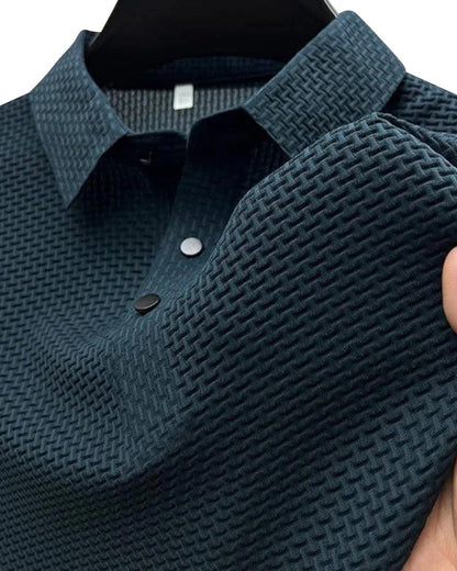Prestigio Seiden-Polo (Knitterfrei)