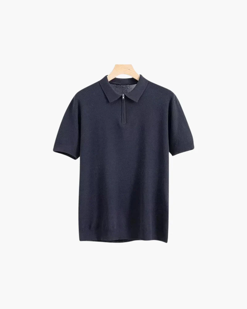 Marbella Zip-Up-Polo