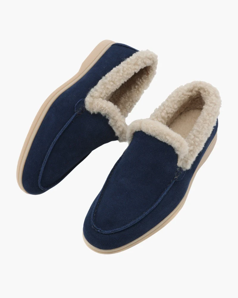 Pelzgefütterte Premium-Loafers