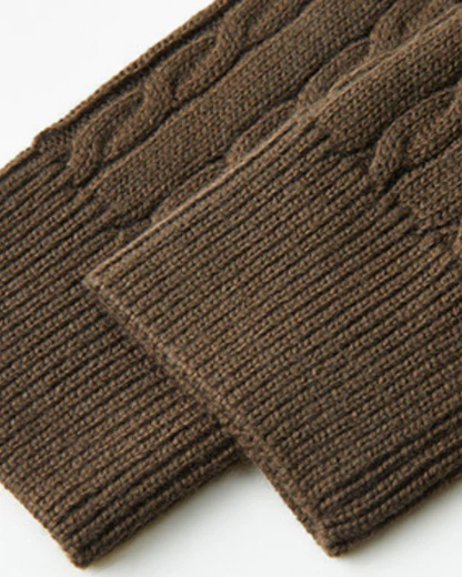 100% Premium-Wolle Zip-Up