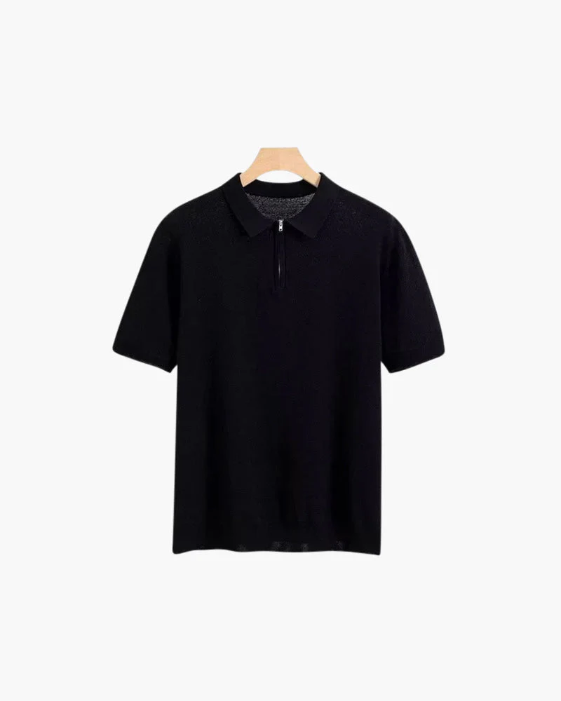 Marbella Zip-Up-Polo