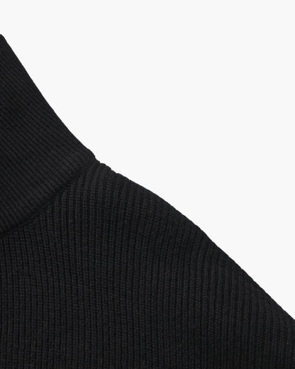 Edler Strickpullover mit Halbreißverschluss