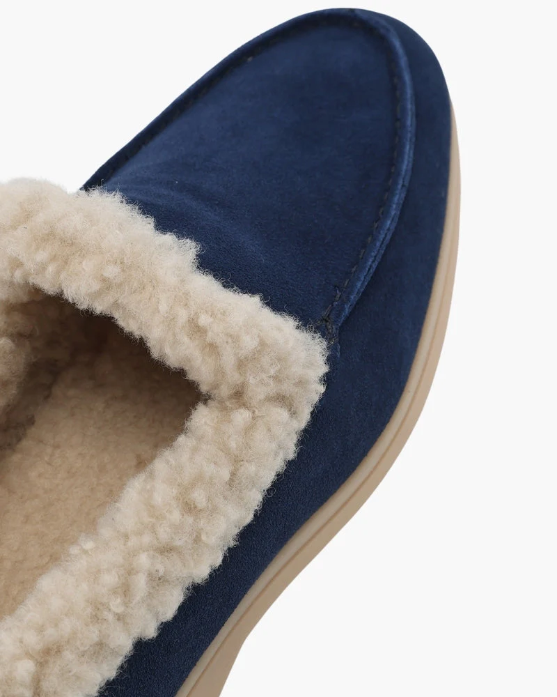 Pelzgefütterte Premium-Loafers