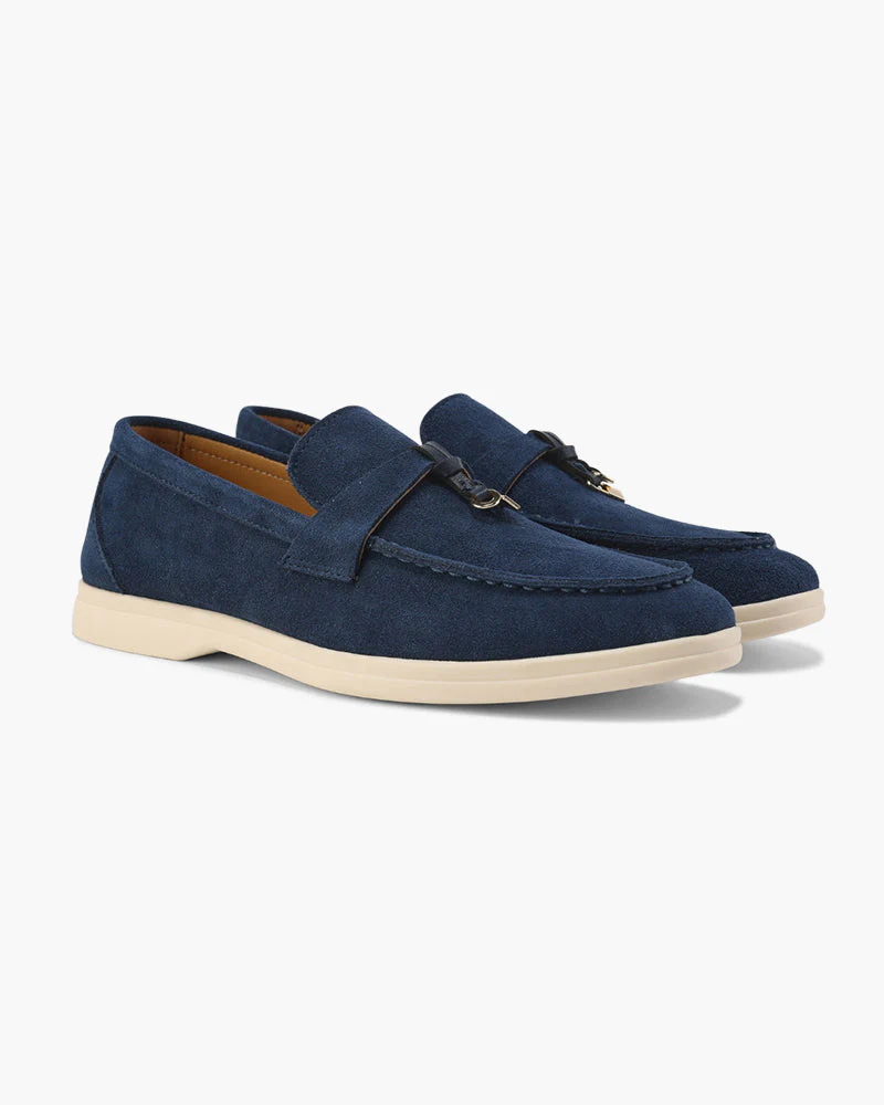Old Money Wildleder Damen-Loafers