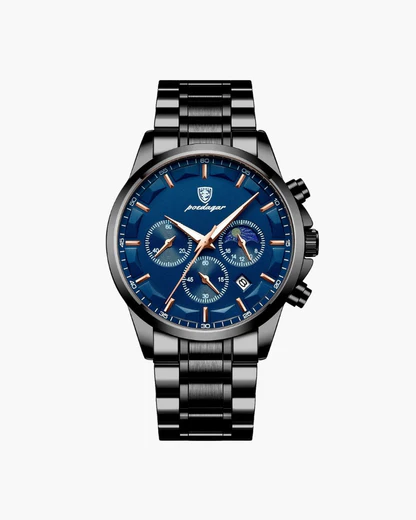 Precision Chronograph Stahluhr