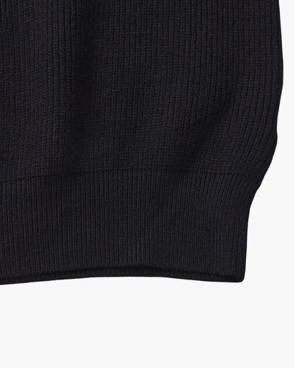 Edler Strickpullover mit Halbreißverschluss