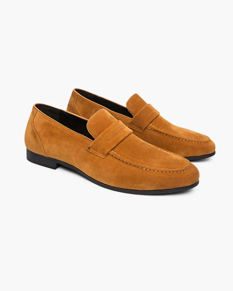 Old Money Wildleder Penny-Loafers
