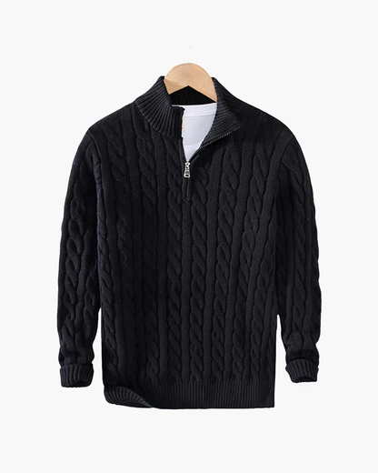 Verbier Pullover mit Halbreißverschluss