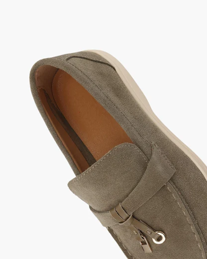 Old Money Wildleder Damen-Loafers