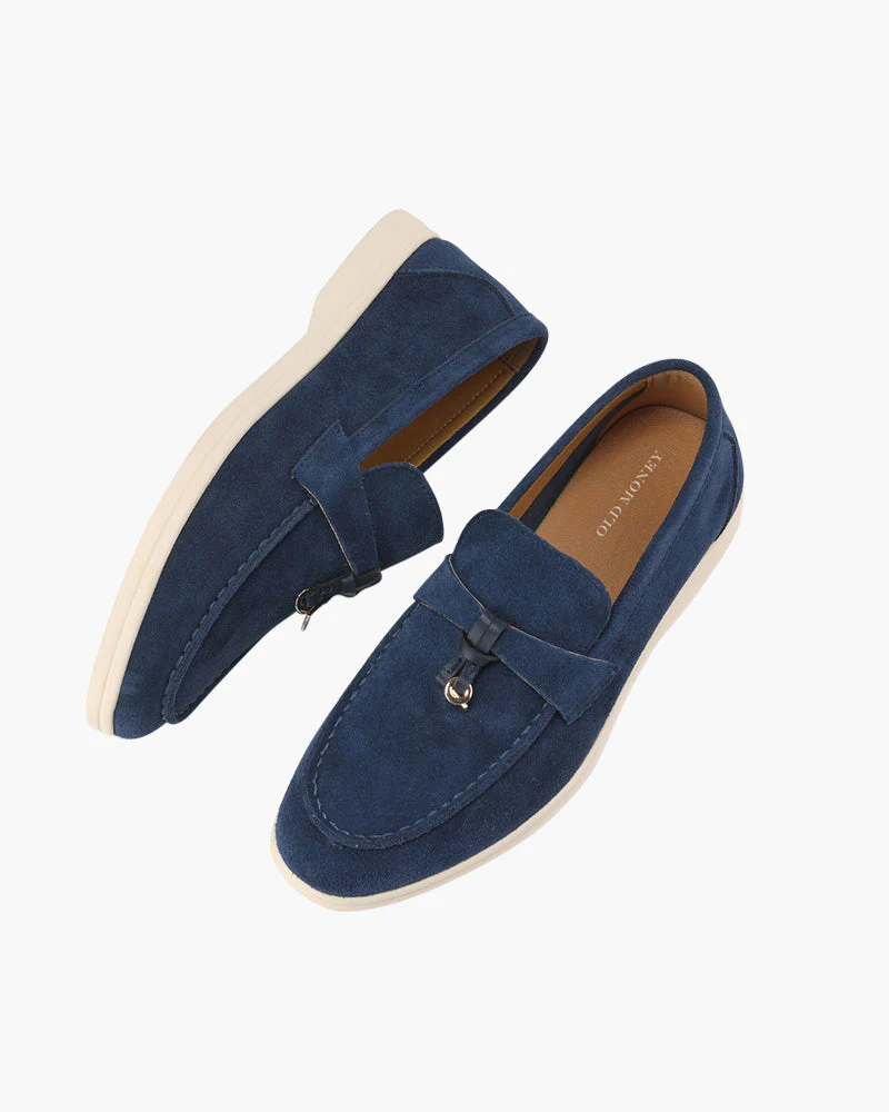 Old Money Wildleder Damen-Loafers
