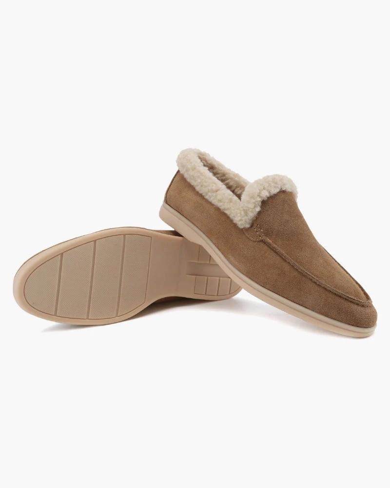 Pelzgefütterte Premium-Loafers