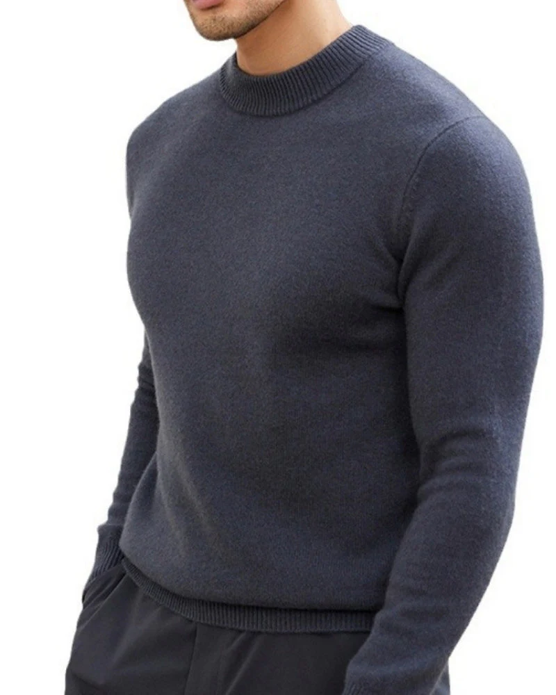 Edler Herbst-Rollkragenpullover