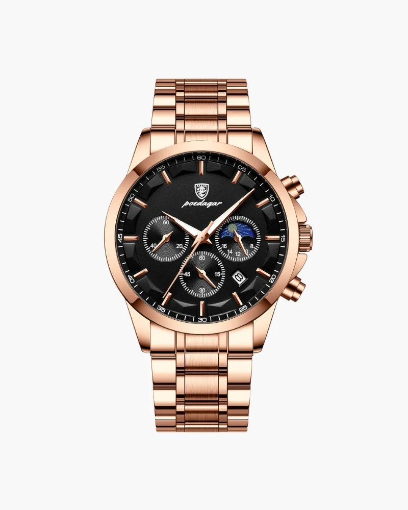 Precision Chronograph Stahluhr