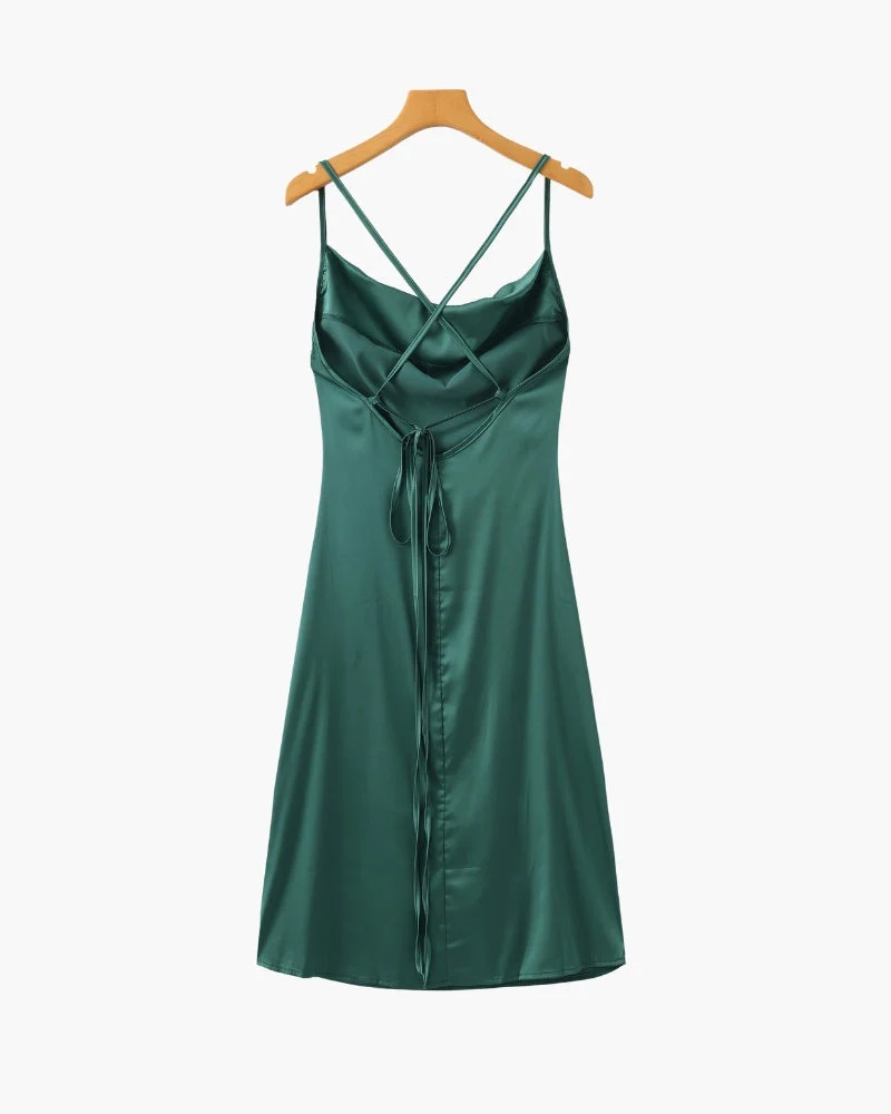 Old Money Seiden-Slipkleid
