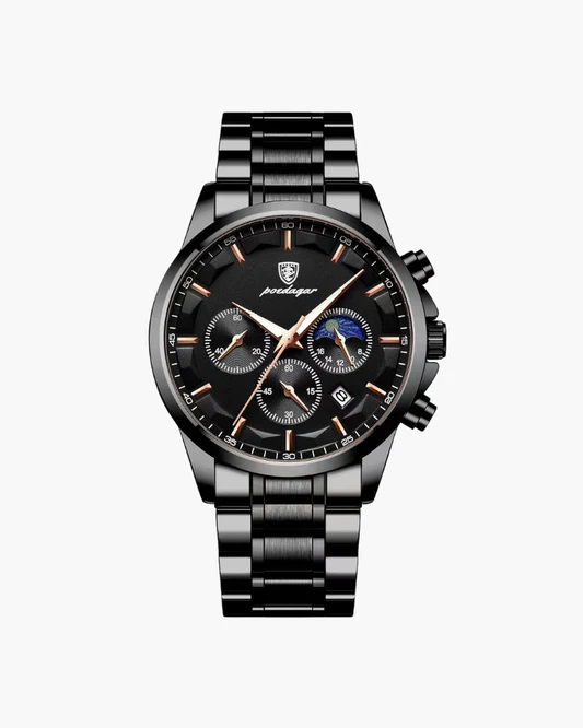 Precision Chronograph Stahluhr