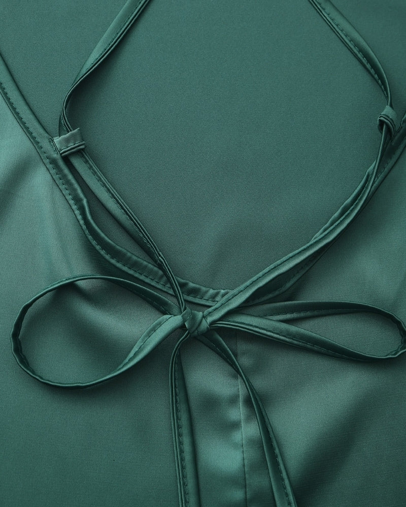 Old Money Seiden-Slipkleid
