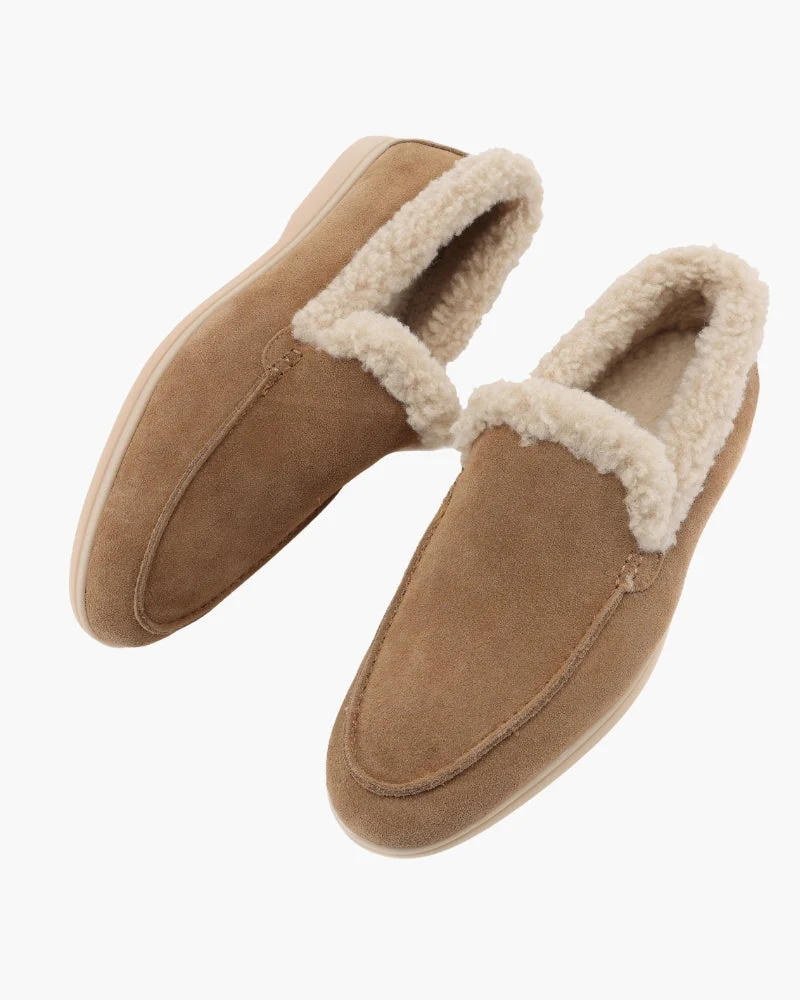 Pelzgefütterte Premium-Loafers