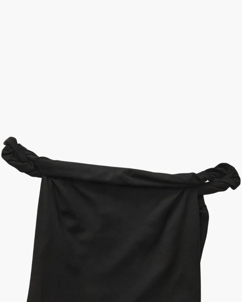 Schulterfreies Bodycon-Langkleid